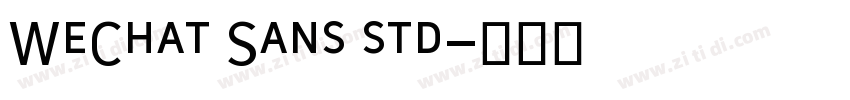WeChat Sans std字体转换